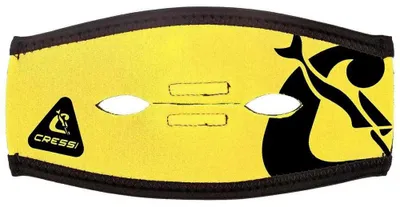 Produktbild von Cressi Pony Tauchmaske Neoprenband Gelb  Gelb One Size