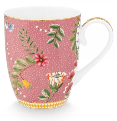 Produktbild von Pip Studio Henkelbecher La Majorelle Rosa (Groß)