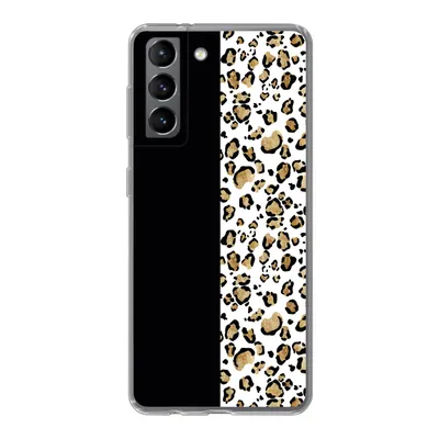 Produktbild von MuchoWow® Handyhülle Schutzhülle Hülle für Samsung Galaxy S21 Panther Druck - Tiere - Aquarell Silikon Softcase Handy Hülle - Softcase
