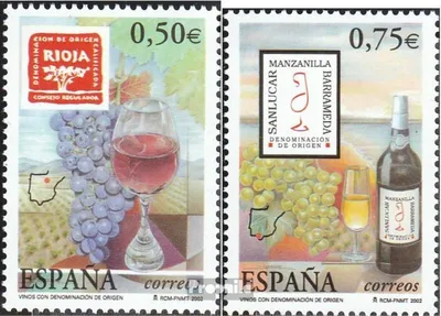 Produktbild von Briefmarken Spanien 2002 Mi 3758-3759 (kompl.Ausg.) postfrisch Weinanbaugebiete