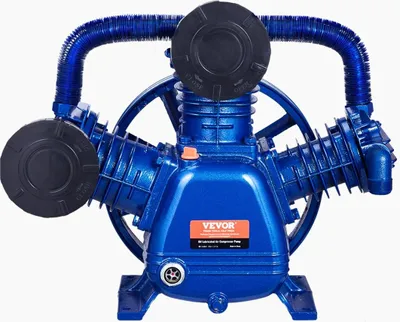 Produktbild von Luftkompressor-Pumpenkopf 10 PS, 17,5 CFM bei 90 PSI, 3-Zylinder-Kolbenpumpenkopf