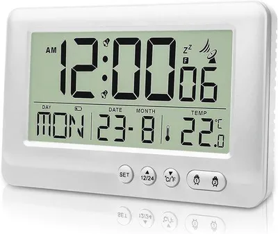 Productafbeelding van Wekkerradio met Alarm - Nachtwekker - Klokradio - Geluidsinstelling