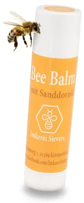 Produktbild von Nordbienchen Bee Balm Lippenpflege, Lippenbalsam mit Sanddornöl, Naturpflege, 5g