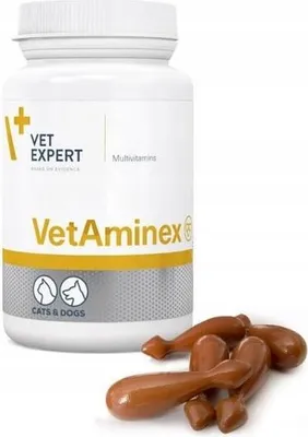 Image de VetAminex Vitamines et minéraux pour chiens et chats Vet expert 60 gélules TwistOFF