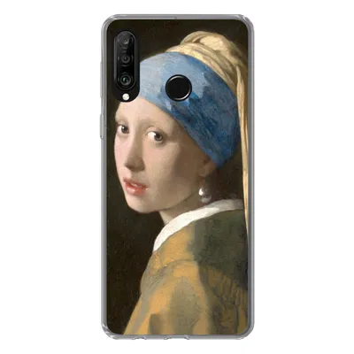 Produktbild von MuchoWow® Handyhülle Schutzhülle Hülle für Huawei P30 Lite Das Mädchen mit dem Perlenohrring - Gemälde von Johannes Vermeer Silikon Softcase Handy Hülle - Handyhülle