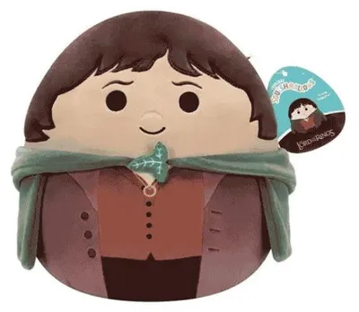 Zdjęcie produktu dla Jazwares SQWB00313 - Squishmallows, pluszowa figurka Frodo Baggins z serii "Władca Pierścieni", 25 cm
