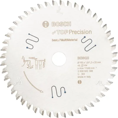 Produktbild von Kreissägeblatt Top Precision Best for Multi Material, 165 x 20, Z48