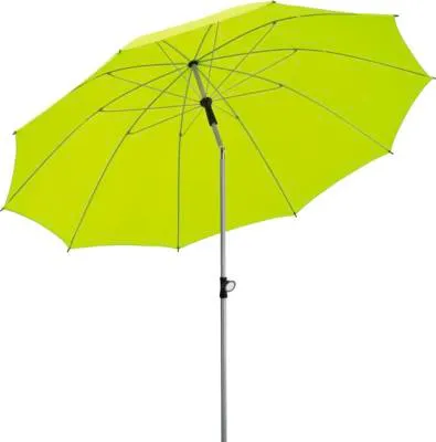 Produktbild von Mittelstockschirm Schneider Schirme Locarno 220/10 apfelgrün mit UV-Schutz 50+, wasserabweisende Polyesterbespannung, Au