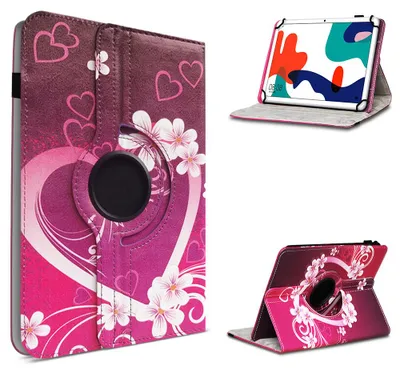 Produktbild von Tablet Hülle für Huawei MatePad T10 / T10s Tasche Schutzhülle Case Cover DrehbarFarbe 360 Uni:Motiv 2