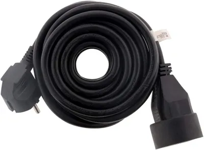 Zdjęcie produktu dla Przedłużacz Zenitech - gniazdo do wtyku - 16A - HO5VV F - 3G1,5 mm² - czarny - 5 m