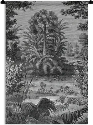 Produktbild von MuchoWow® Wandteppich Wandbehang Natur - Pflanze - Bäume - Gestaltung 60x90 cm Tapisserie Dekoration Wandtuch - Foto-Teppich - Abwaschbar