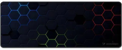 Image de Wozinsky WPD-B800, Noir, Motifs, Caoutchouc, Pieds antidérapants, Tapis de souris gaming