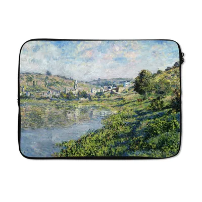 Produktbild von MuchoWow® Laptop Hülle 14 ZollLandschaft bei Vetheuil - Gemälde von Claude Monet Laptoptasche - Laptoptasche - Stoßsicher - Schutzhaube