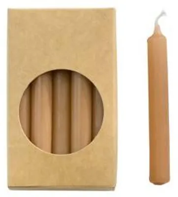 Immagine prodotto di Candele Rustik Lys a forma di matita, profumate alla caramella - 1,2 x 10 cm - confezione da 20 pezzi