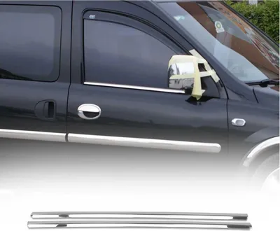 Image de Garniture de Fenêtre pour Opel Combo C 2001-2011 Acier Inox 2Pcs