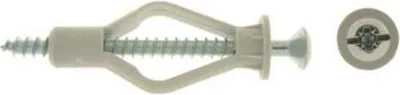 Zdjęcie produktu dla Kołki z wkrętami Ø 8 x 40 mm Kołki do płyt gipsowo-kartonowych Kołki samowiercące Kołki wbijane