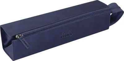 Produktbild von Rhodia 319035C, Hartschalenetui für Stifte, Kunstleder, Textil, Violett, Einfarbig, Reißverschluss, 230 mm