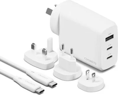 Image de Cygnett Multiport Travel Charger 67W White CY4771PDWCH USB-C