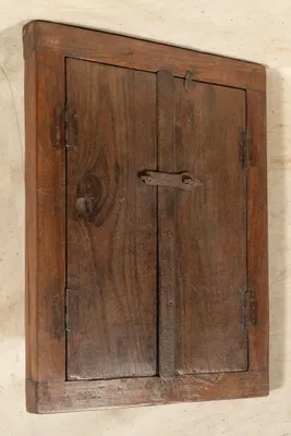 Innentür-Fenster L 46,5 x B 6,5 x H 61,5 cm, Holz, für innen und außen