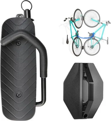 Produktbild von Fahrrad Wandhalter vertikal drehbar - platzsparende Fahrradaufbewahrung für Innenräume