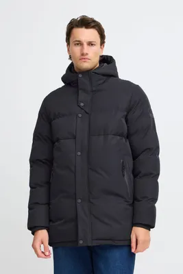 Produktbild von Blend BHOuterwear Herren Jacke Winterjacke Steppjacke mit Kapuze Druckknöpfe Reißverschlusstaschen Rippbündchen Regular fit