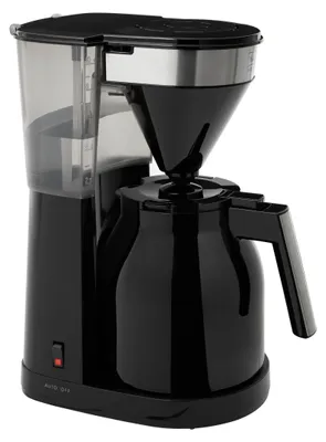 Produktbild von Melitta 1023-08, Filterkaffeemaschine, Gemahlener Kaffee, 1050 W, Schwarz, Silber