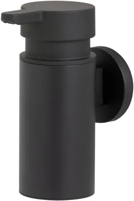 Produktbild von Tiger Noon Seifenspender klein zur Wandmontage, Edelstahl, Farbe Schwarz, mit