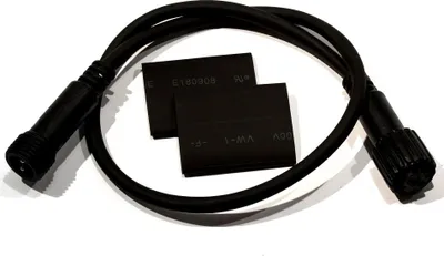 Produktbild von DECOLED Verlängerungskabel, schwarz, 0,5 m