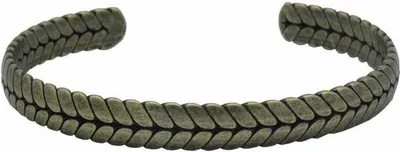 Produktbild von Armreif - Across - Edelstahl - Bronze