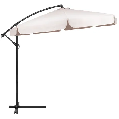 Image de Springos® Premium Parasol XXL Ø 350 cm Parasol ampli avec manivelle incl. housse | Parasol de jardin tournant étanche Protection solaire terrasse jardin