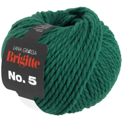 Produktbild von Lana Grossa BRIGITTE No. 5 NATURE 50 g 2-fach verzwirntes Merino-Dochtgarn 75 m  Farbe 006 - Opalgrün