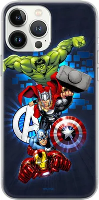 Produktbild von Handyhülle Avengers 001 Marvel Full Print Marineblau kompatibel mit Xiaomi Redmi 12C