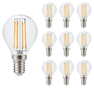 Produktbild von Kobi E14 LED Filamentlampe 4W 470lm 3000K 230V 10 Stück