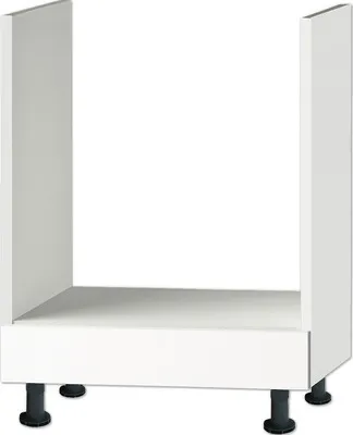Produktbild von Optifit Herdumbauschrank Bengt932 BxTxH 60 x 58,4 x 87 cm weiß matt zerlegt Anschlag reversibel KFBE U634-8+