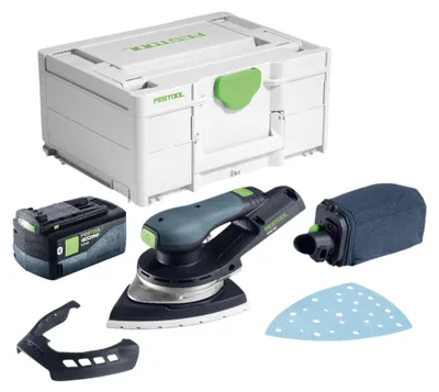 Zdjęcie produktu dla Festool DTSC 200-Basic akumulatorowa szlifierka delta 18 V 145 x 195 mm bezszczotkowa + 1x akumulator 5,0 Ah + Systainer - bez ładowarki