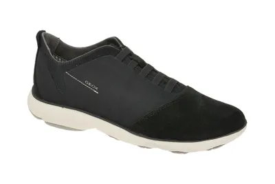 Produktbild von Geox NEBULA Herrenschuhe - bequeme Slipper - Halbschuhe schwarz Freizeit NEU