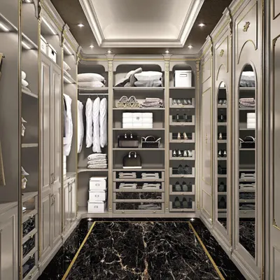 Image de Armoire à vêtements de luxe Vestiaire classique sur mesure