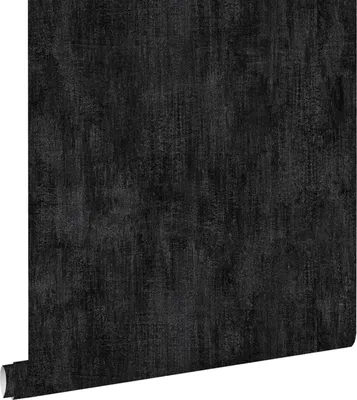 Produktbild von ESTAhome Tapete mit malerischem Effekt Schwarz 53 cm x 10.05 m