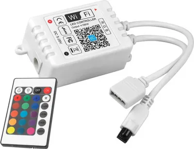 Zdjęcie produktu dla Sterownik LED RGB WiFi ALEXA IR24 Pilot 8A 96W Ecolight