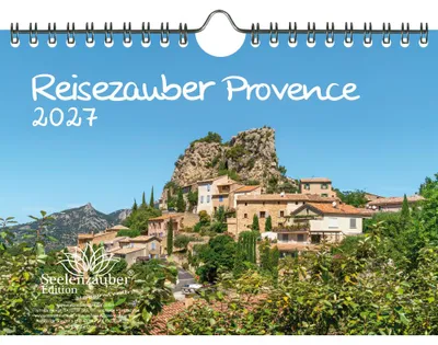 Produktbild von Reisezauber Provence DIN A5 Kalender für 2027 Urlaub Mediterran Frankreich - Seelenzauber