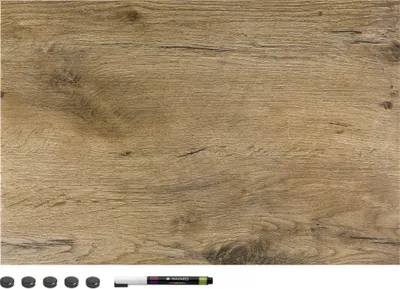 Produktbild von Navaris Magnettafel für Küche Büro - 40x60cm - Magnetwand Groß - Pinnwand Magnetisch mit Magnet und Marker - Magnet Tafel Wand - Magnetboard
