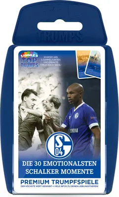Produktbild von Top Trumps FC Schalke 04 Die emotionalsten Momente Quartett Kartenspiel Spiel