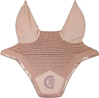 Immagine prodotto di Kentucky Horsewear Fly Hood Wellington scintillante Fly Ears Old Pink Full