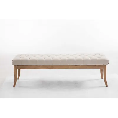 Produktbild von Sitzbank Ramses Stoff antik-hell 150 - creme