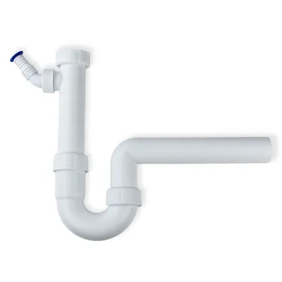 Produktbild von Haas Röhrensiphon 1 1/2 Zoll x DN40/50 Kunststoff Siphon Spülensiphon