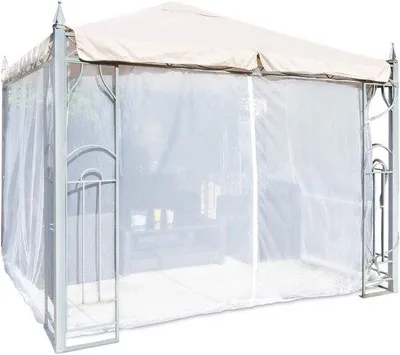 Produktbild von Famanu Muggennetz Kastform - Schutz vor Insekten - Weiß - 300x300 cm
