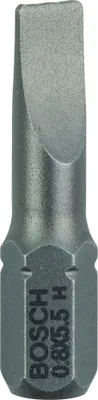 Image de Bosch 3x embout de tournevis extra-dur, S 0,8 x 5,5, 25 mm - 2607001461