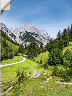 Produktbild von ARTland Wandbild, selbstklebend Bindalm im Berchtesgadener Land Bayern Größe: 90x120 cm