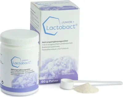 Produktbild von Lactobact Junior+ Pulver, 60 g Pulver