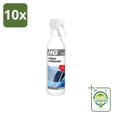 Produktbild von 10 x HG Scheibenenteiser Spray - 500 ml - Großpackung - 10 Stücke